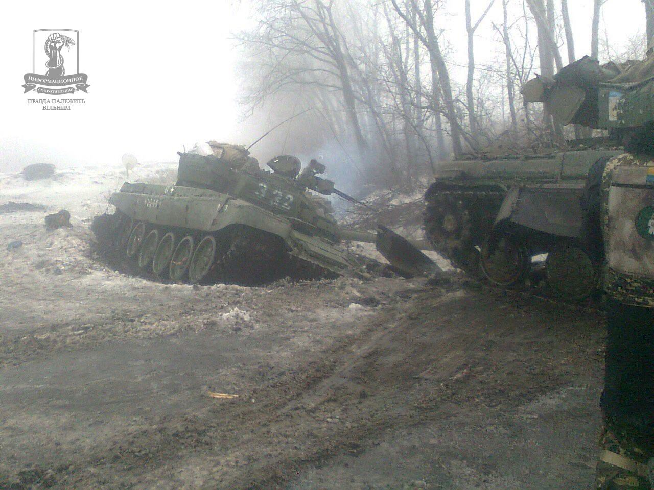 подбитые танки ДНР